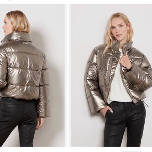 Apparis Metallic Kat Puffer Jacket